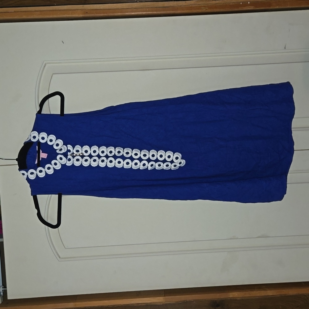 Lilly Pulitzer Blue Sleeveless Dress Size 8